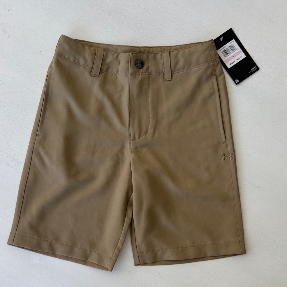 Under Armour Kids Khaki Performance Shorts